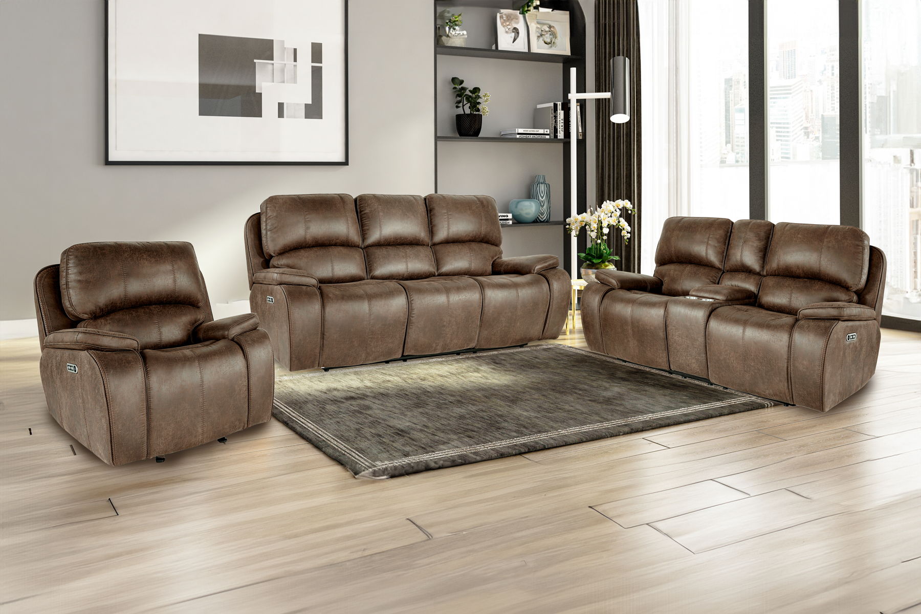 Brookings - Reclining Sofa Set - Image 3