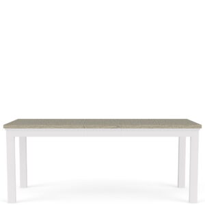 Cora - Rectangular Leg Dining Table - Cloud / Fog