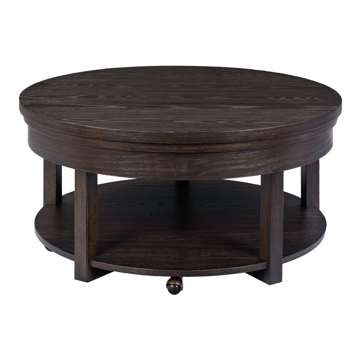 Weston - Round Lift Top Cocktail Table - Brown - Image 3