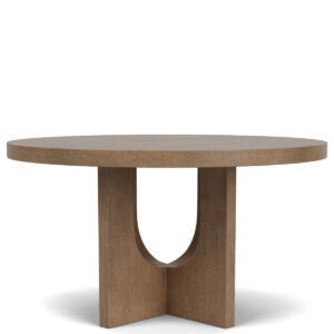 Jaxon - Round Dining Table - Casual Mink