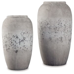 Dimitra - Vase Set (Set of 2) - Brown / Cream