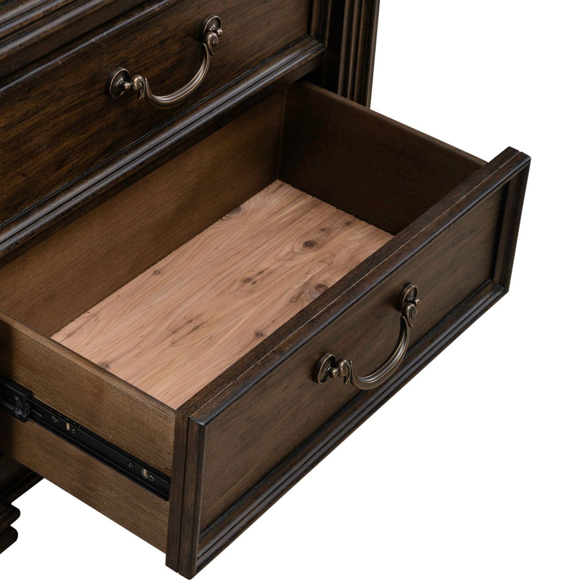 Provence Park - Nightstand With Charging Station - Chateau Brown - Image 4