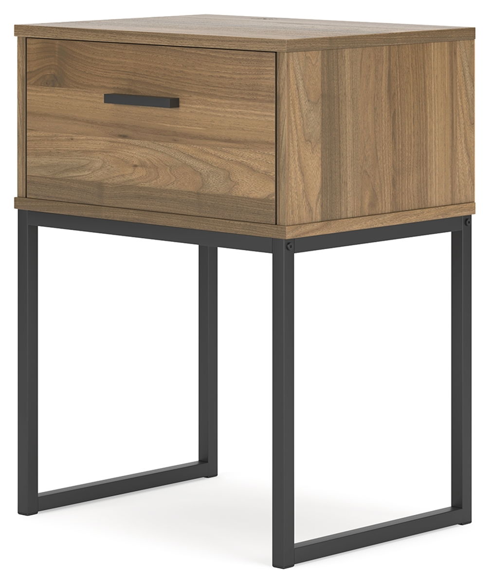 Deanlow - One Drawer Night Stand - Honey - Image 9