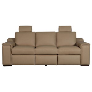 Armon - Sofa With Power Footrest & ZG - Brown