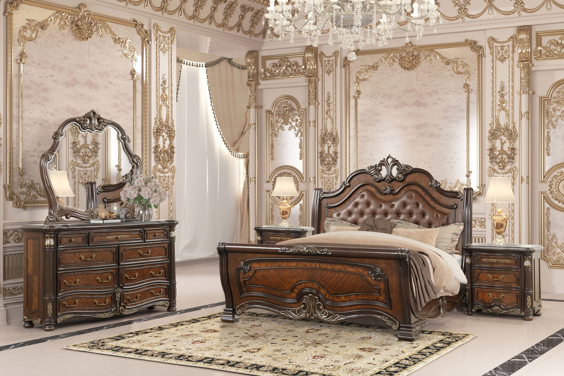 Bella Notte - Upholstered Bedroom Set - Image 4