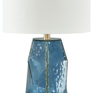 Tallow - Glass Table Lamp - Blue