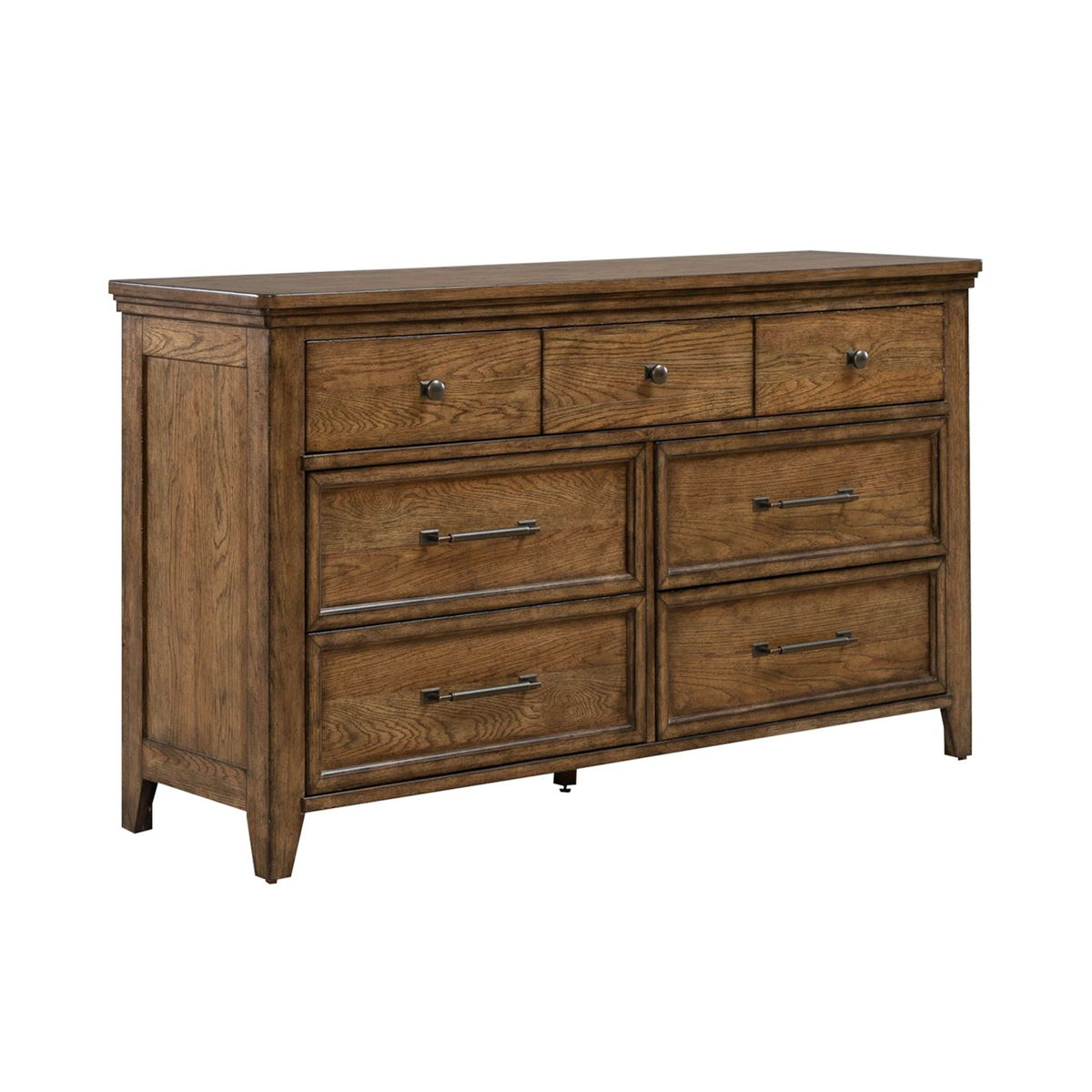 Carolina Park - 7 Drawer Dresser - Amber Brown - Image 10