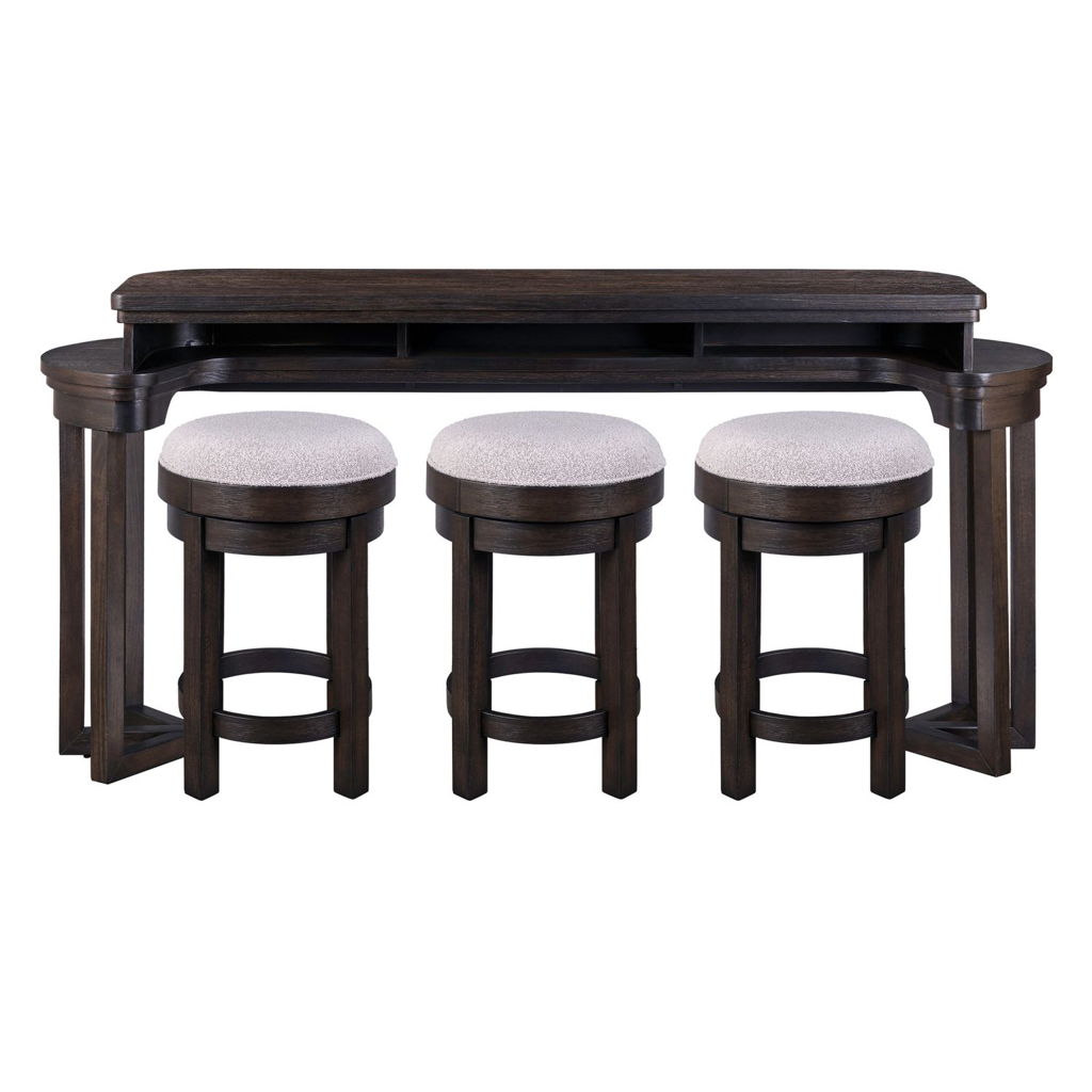 Weston - 4 Piece Bar Set - Brown - Image 4