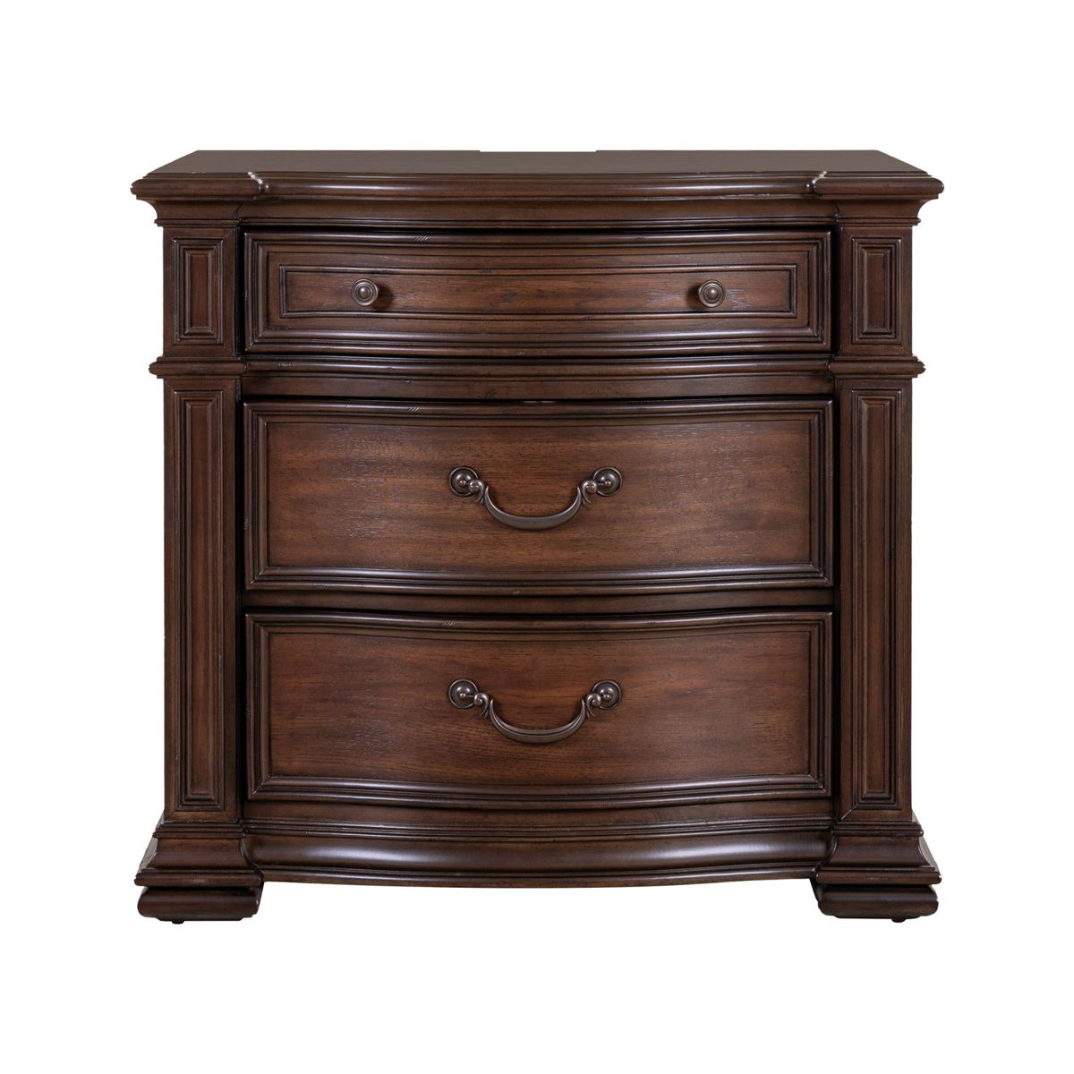 Provence Park - Bedside Chest With Charging Station - Brown - Image 4