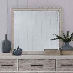 Backroads - Landscape Mirror - White