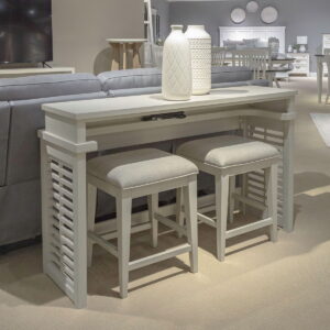 Berkley Square - 3 Piece Console Set - Linen & Khaki