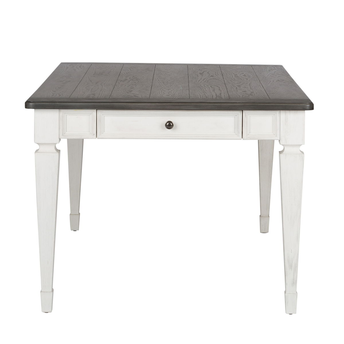 Allyson Park - Rectangular Leg Table - Dark Brown - Image 8
