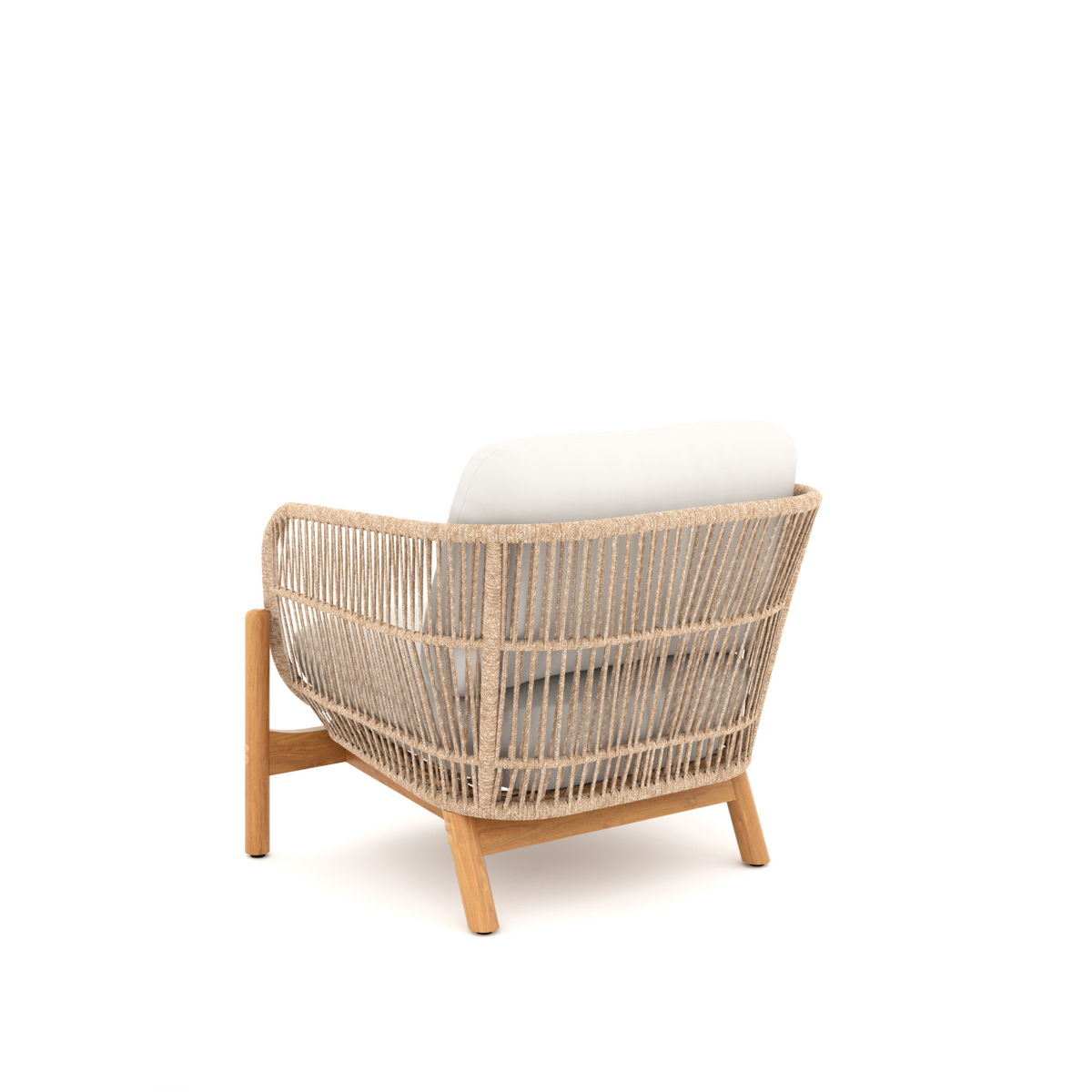 Solstice - Rope Club Chair - Linen Beige - Image 4