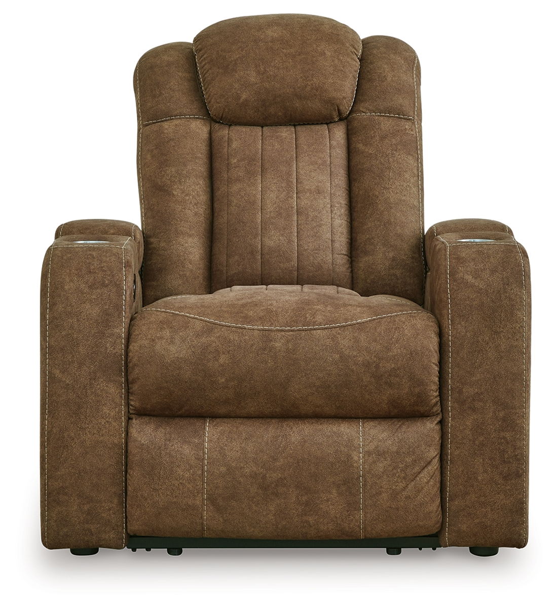Wolfridge - Power Recliner/Adj Headrest - Brindle - Image 5