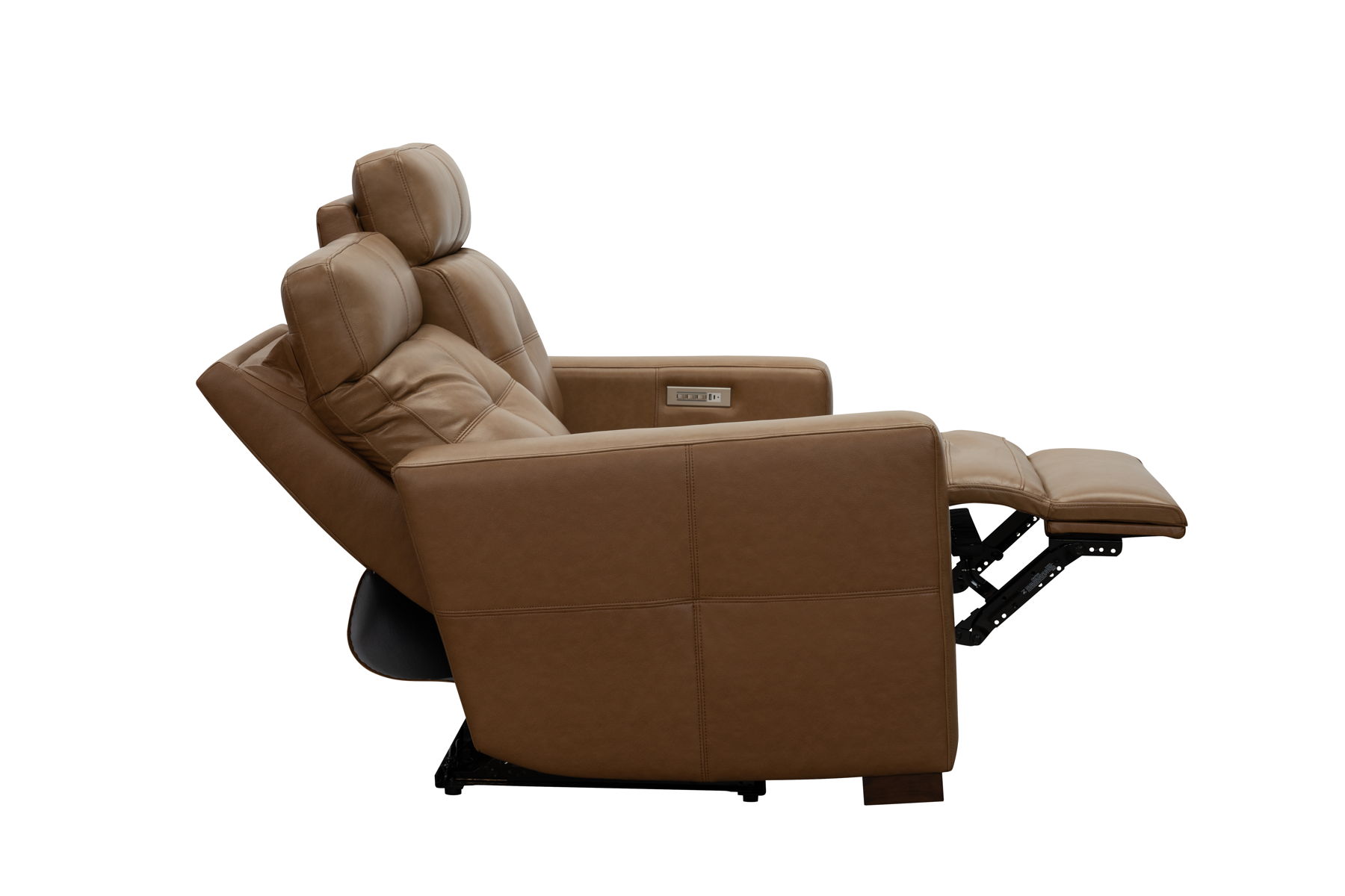 Cara - Loveseat With Power Recline, Power Headrest And Power Lumbar - Light Brown - Image 3