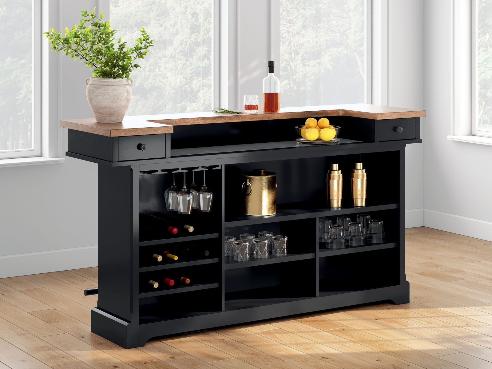 Wildenauer - Bar - Brown / Black - Image 5