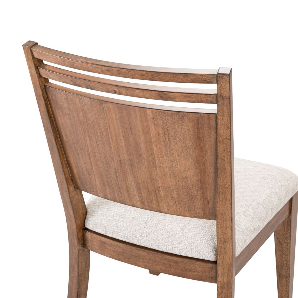 Shaker Lakes - Panel Back Side Chair (RTA) - Harvest Brown - Image 5