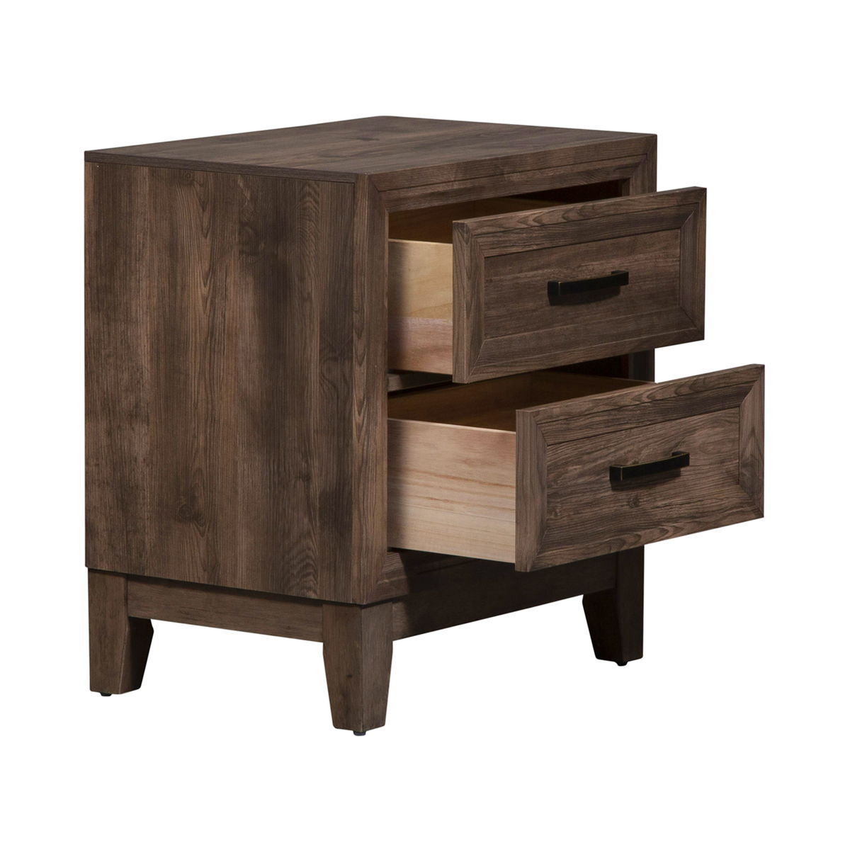 Ridgecrest - 2 Drawer Nightstand - Light Brown - Image 4