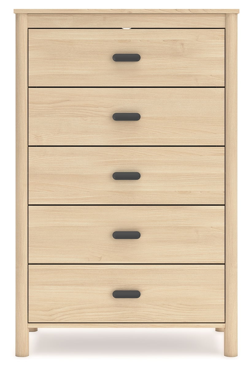 Cabinella - Five Drawer Chest - Tan - Image 10