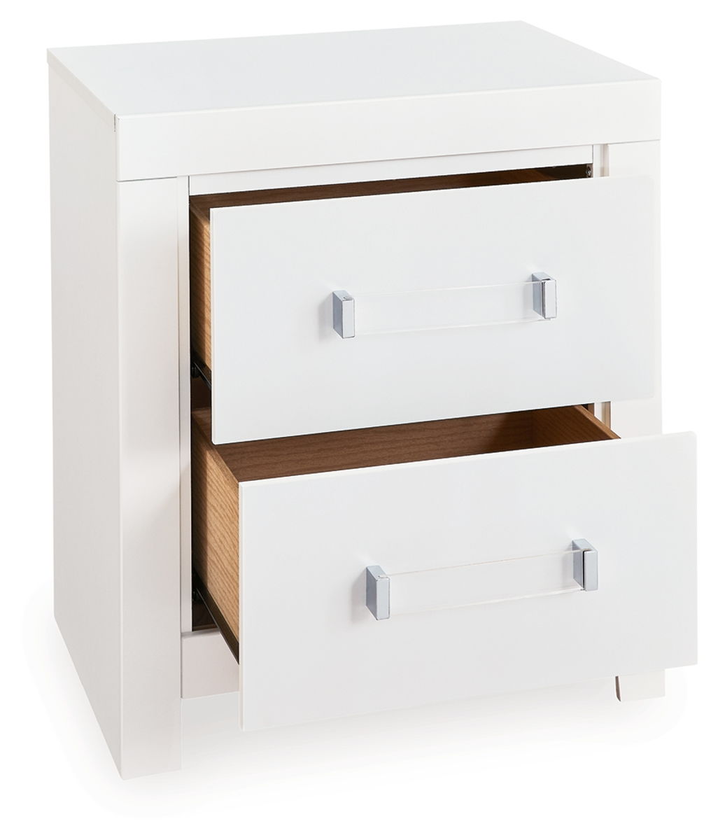 Maeling - Two Drawer Night Stand - Image 2