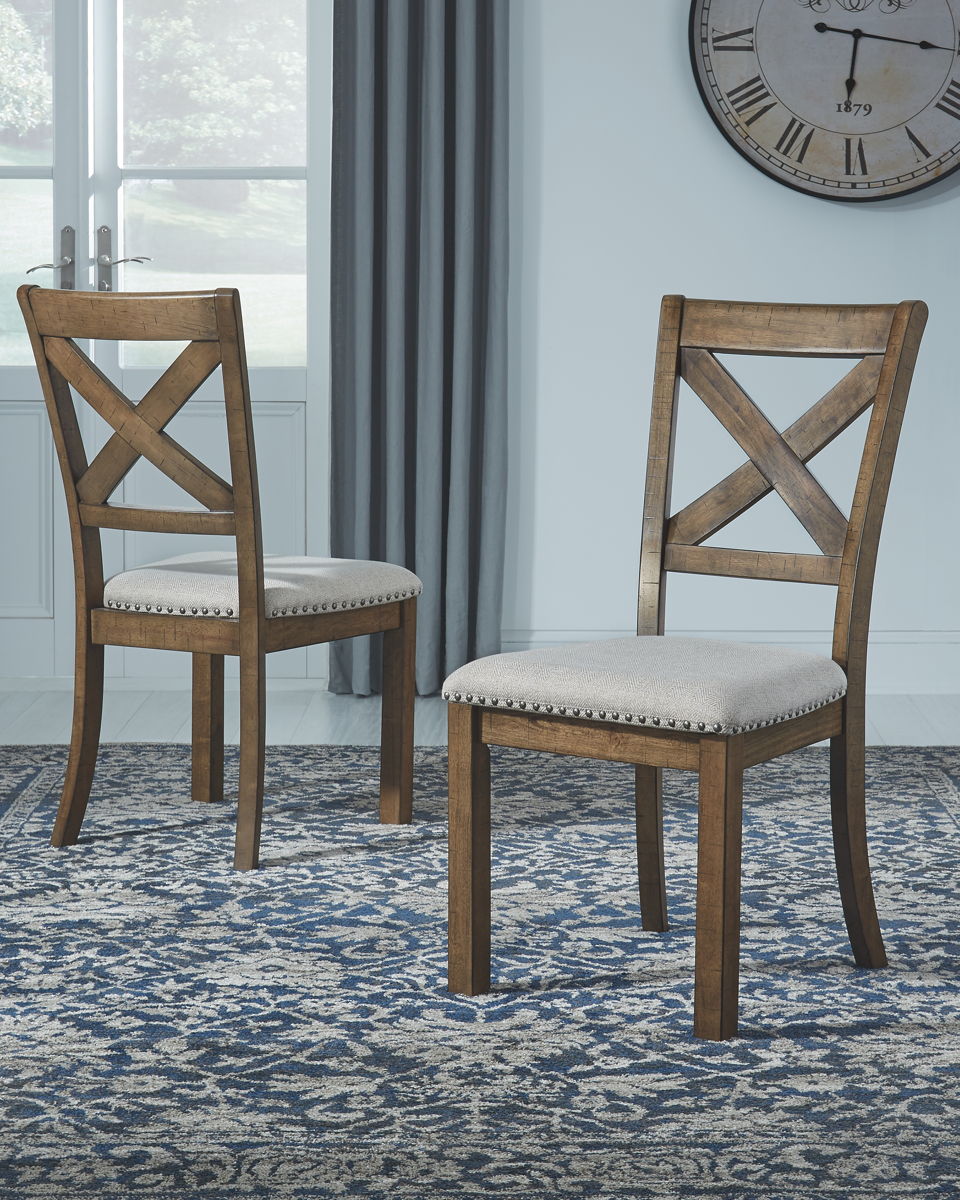 Moriville - Dining UPH Side Chair (Set of 2) - Beige - Image 6