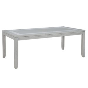 Fiona - Rectangle Dining Table - Mist Gray