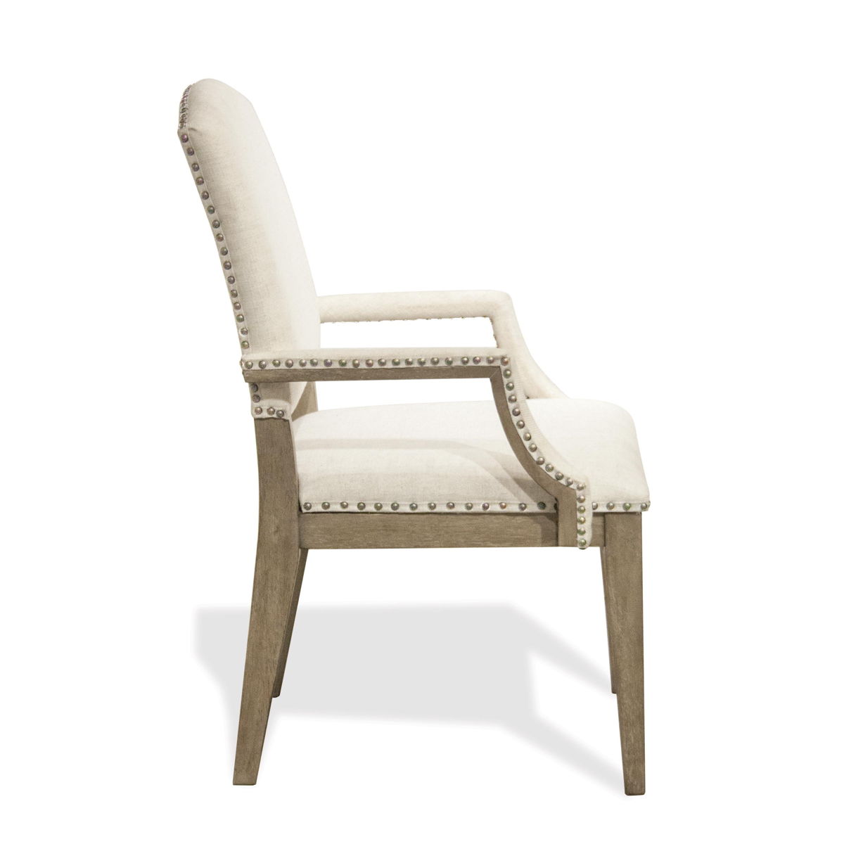 Myra - Upholstered Arm Dining Chair (Set of 2) - Natural - Image 4