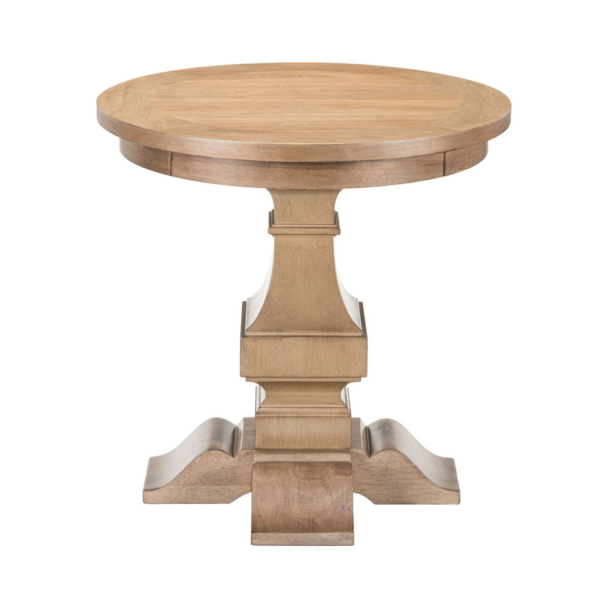 Haven Hills - Round End Table - Camel Beige - Image 4