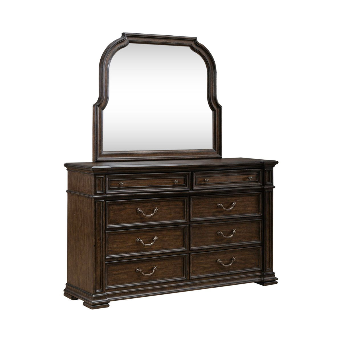 Provence Park - Dresser & Mirror - Chateau Brown - Image 4
