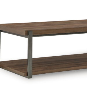 Trindwick - Occasional Table Set (Set of 3) - Brown / Gun Metal