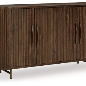 Amickly - Accent Cabinet - Dark Brown