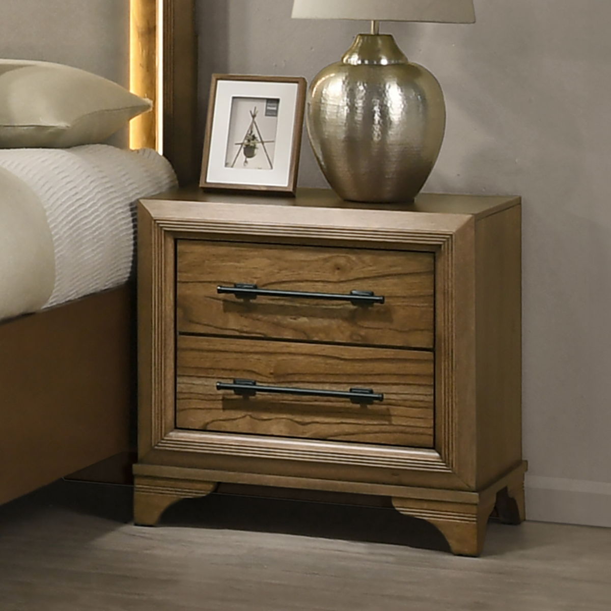 Talcott - Nightstand - Honey - Image 6