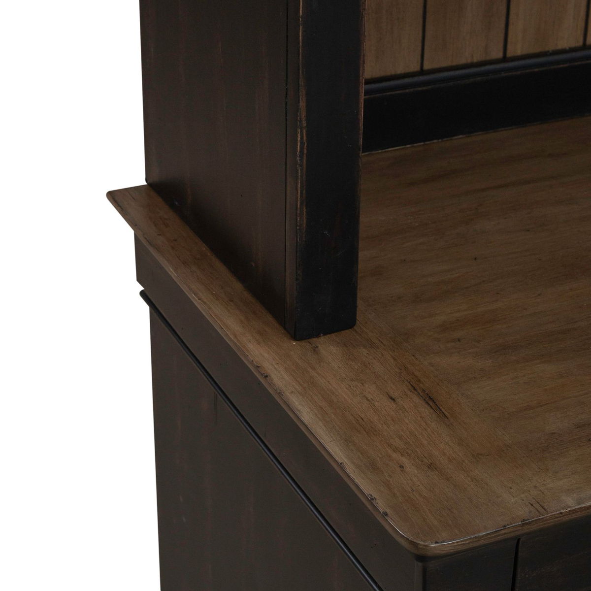 Meritage - Credenza & Hutch - Aged Charcoal - Image 11