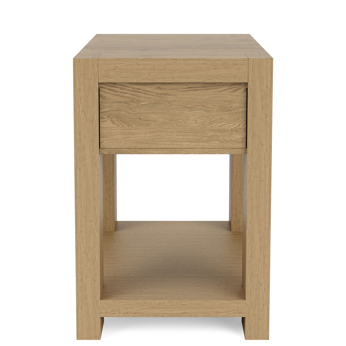 Davie - Chairside Table - Light Brown - Image 3