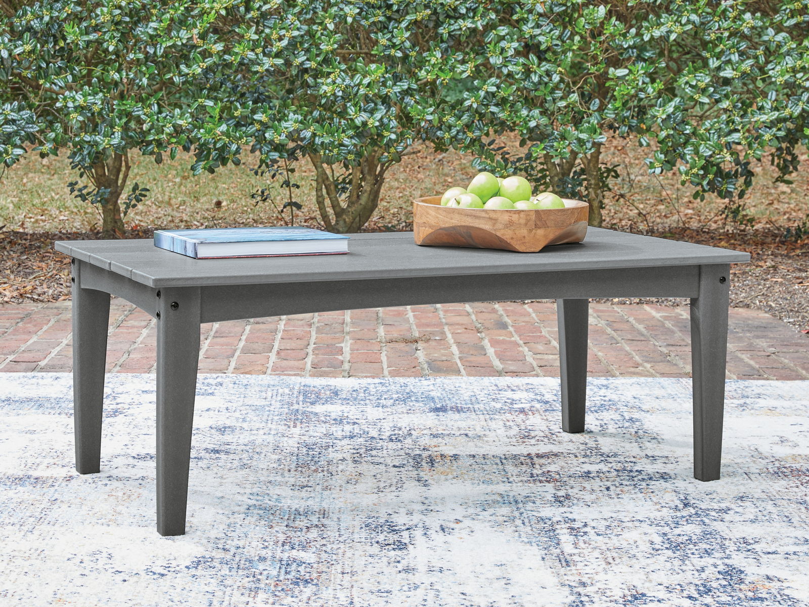 Cove Beach - Rectangular Cocktail Table - Gray - Image 3