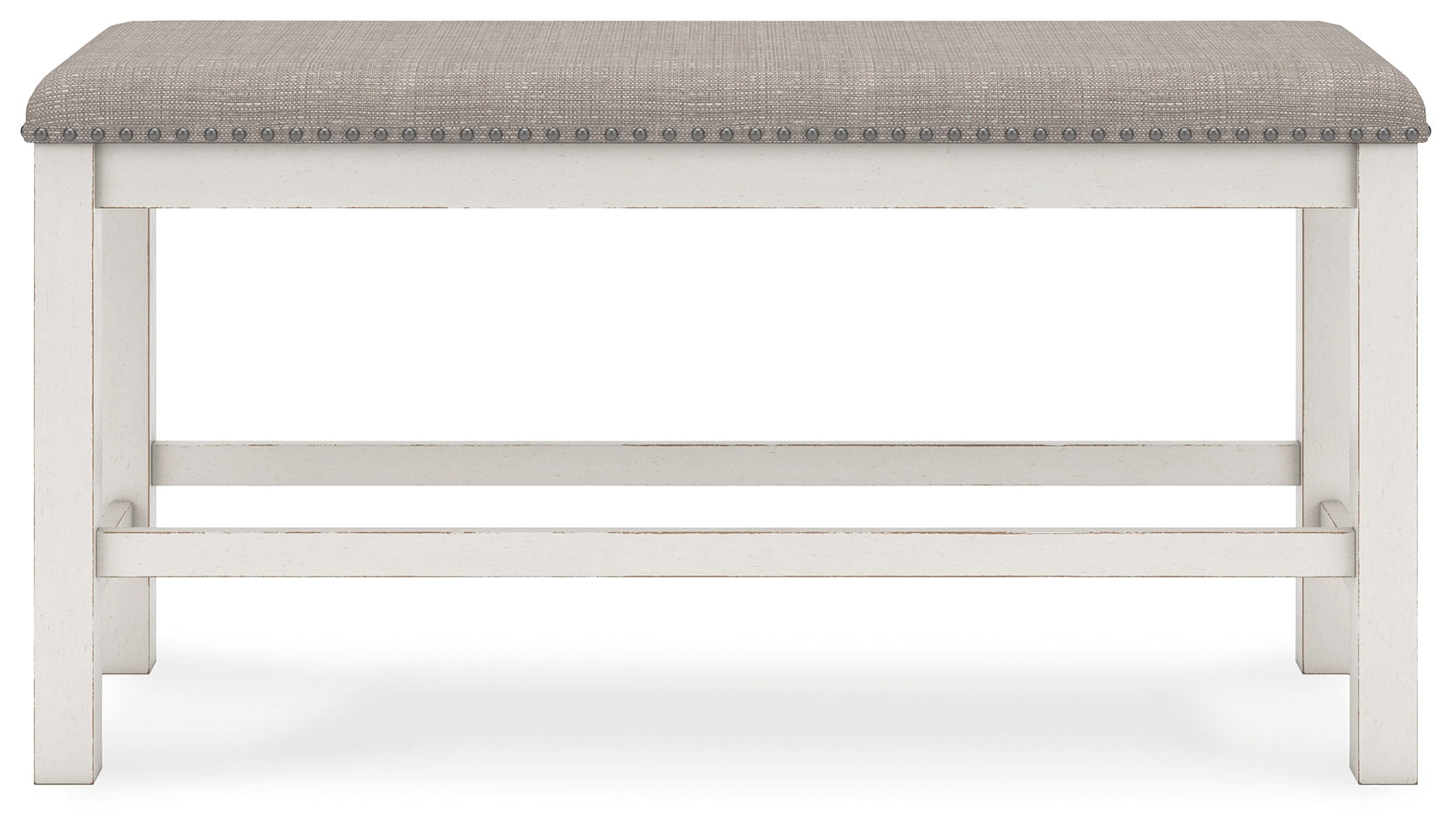 Robbinsdale - Dbl Counter Height Upholstered Dining Bench - Antique White - Image 7