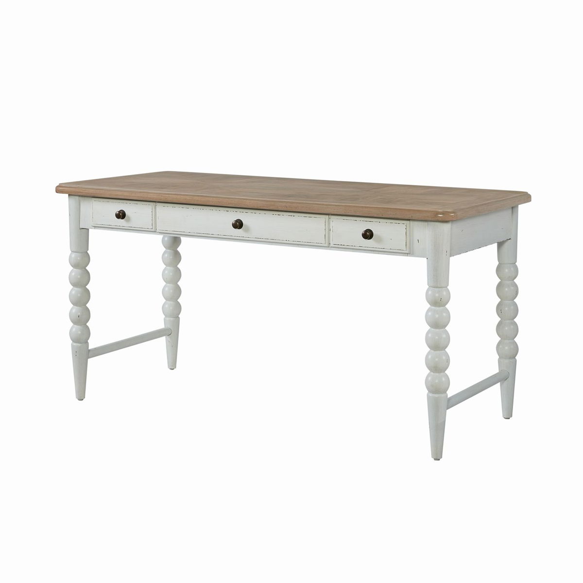 Turnberry Park - Writing Desk - Washed White & Toasted Oat - Image 2