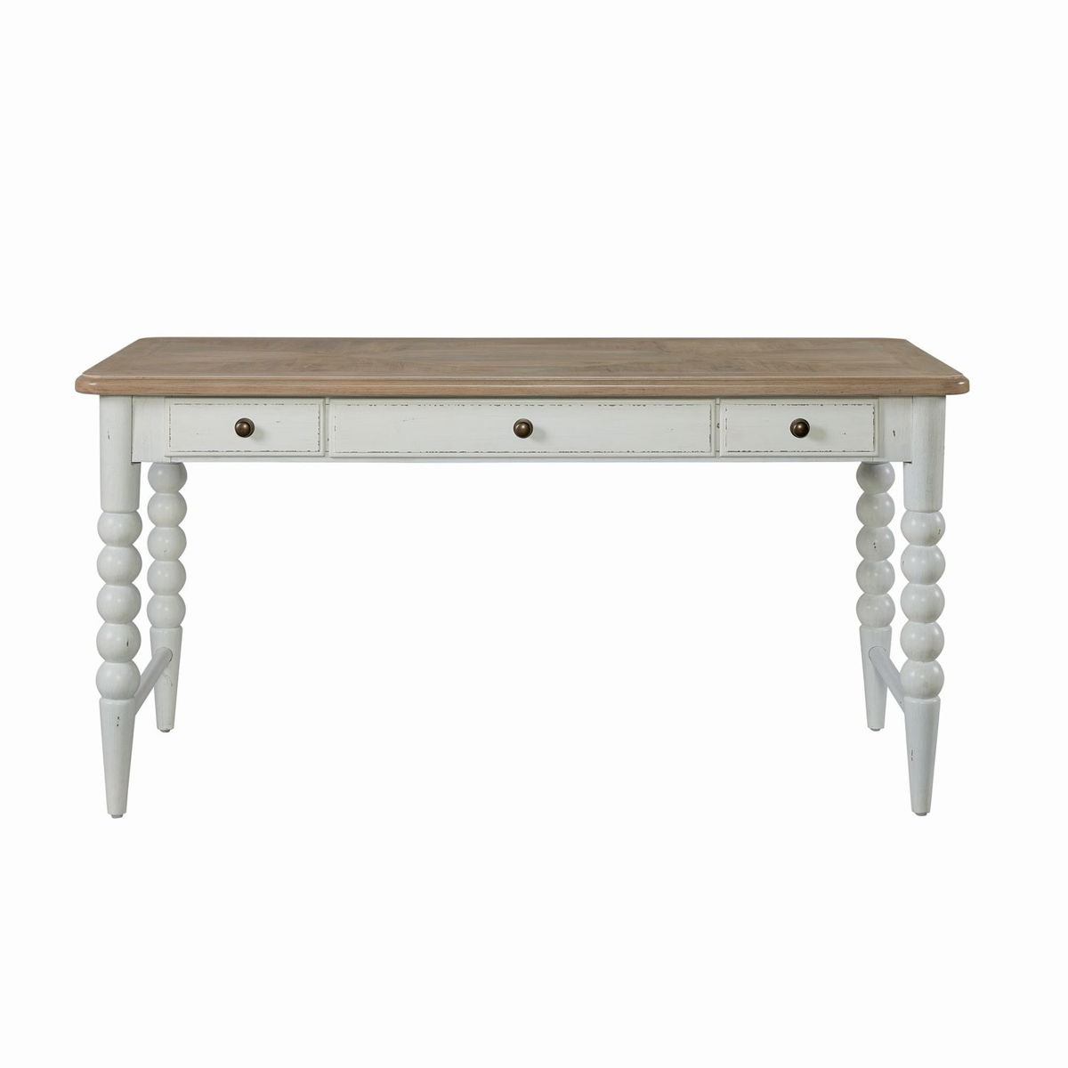 Turnberry Park - Writing Desk - Washed White & Toasted Oat - Image 4