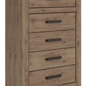 Oliandon - Five Drawer Chest - Light Brown