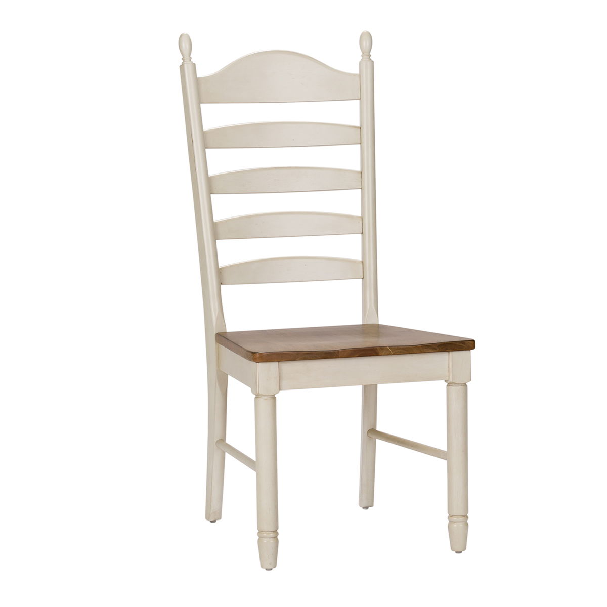 Springfield - Ladder Back Side Chair - Honey & Cream