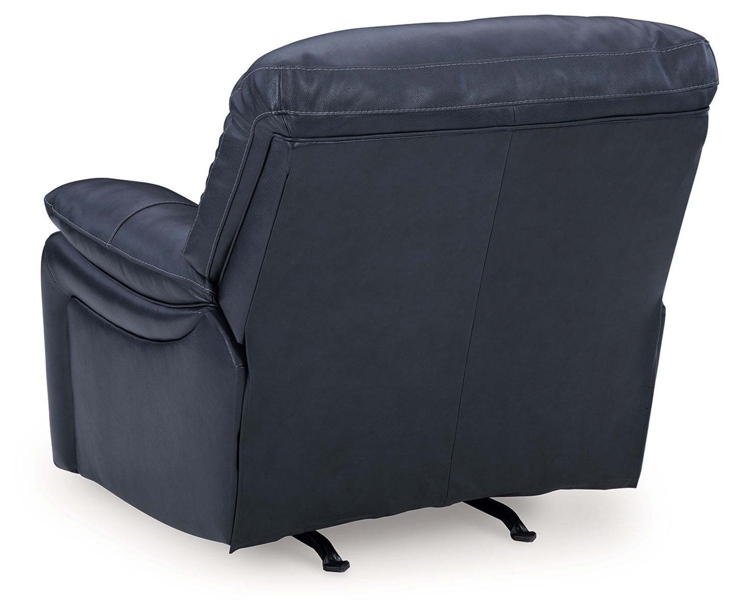 Leesworth - 3 Pc. - Power Reclining Sofa, Power Reclining Loveseat, Power Rocker Recliner - Ocean - Image 9