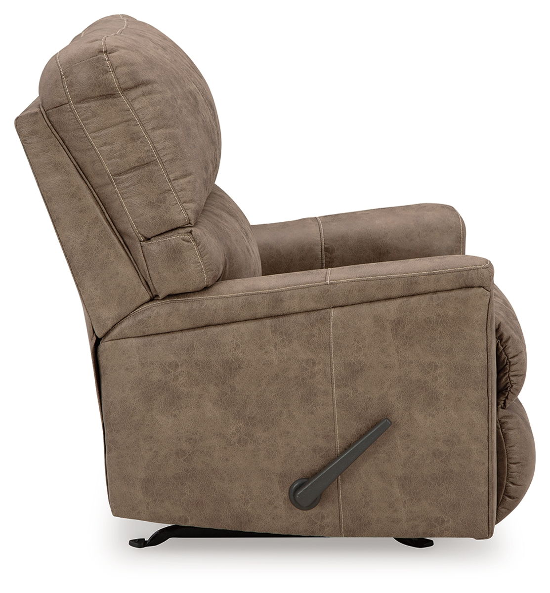 Navi - 3 Pc. - Sofa, Loveseat, Rocker Recliner - Fossil - Image 2