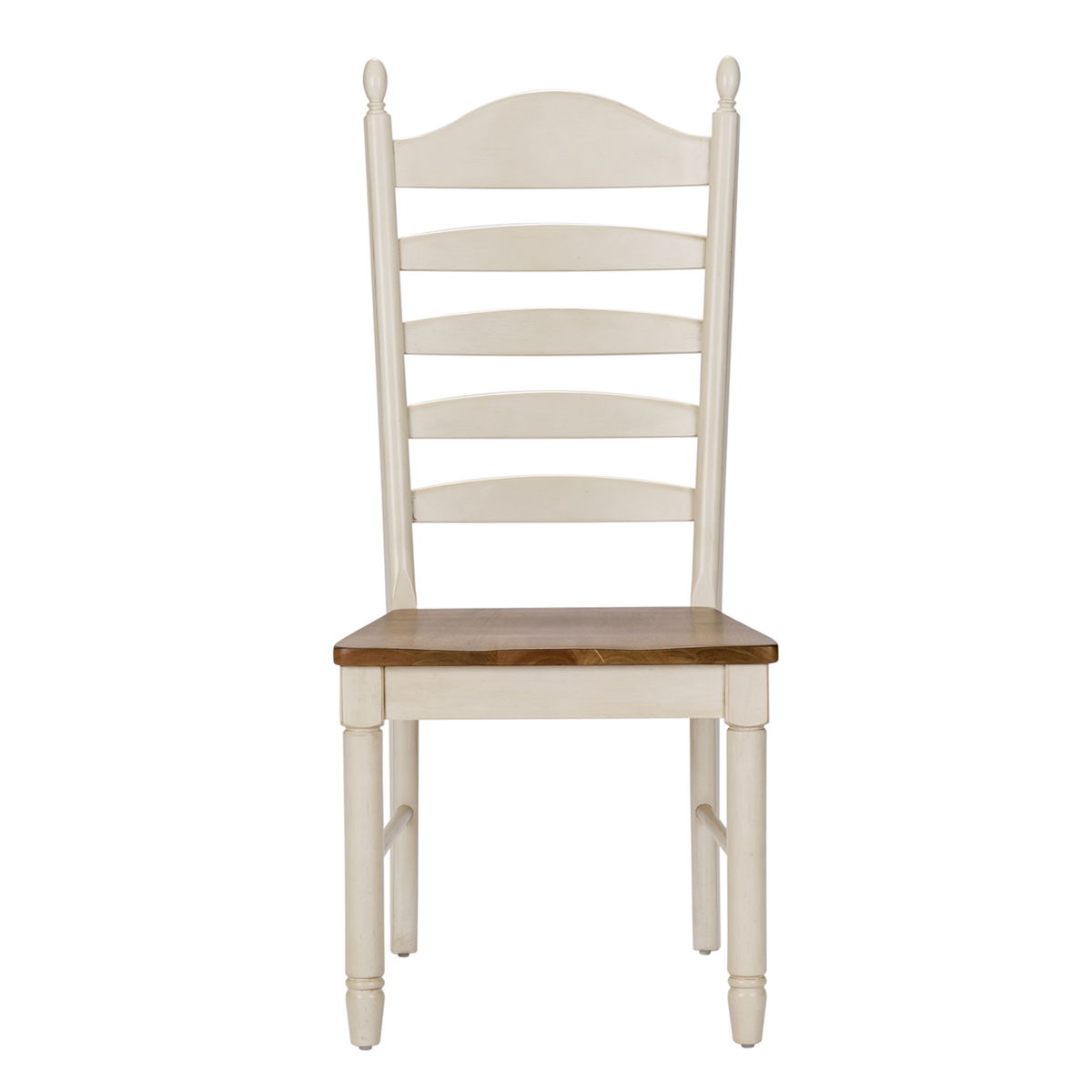 Springfield - Ladder Back Side Chair - Honey & Cream - Image 3