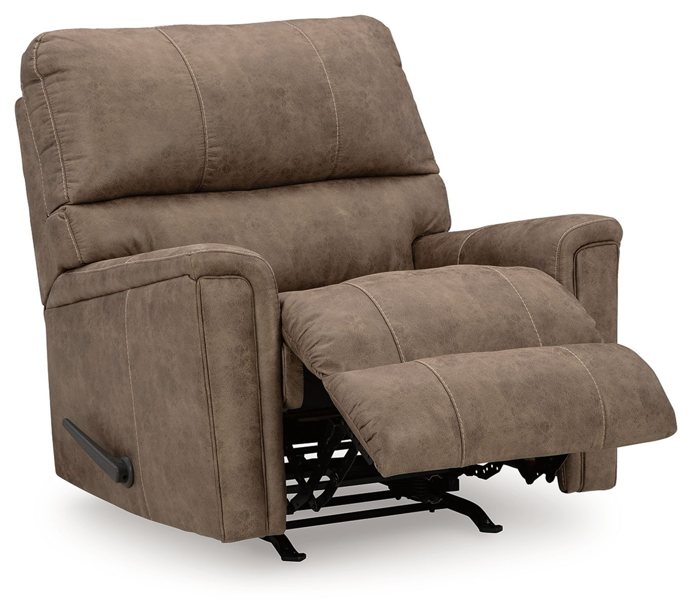 Navi - 3 Pc. - Sofa, Loveseat, Rocker Recliner - Fossil - Image 4