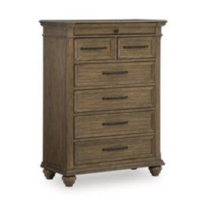 Karallin - Seven Drawer Chest - Medium Brown