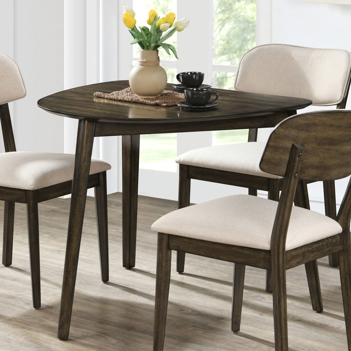 Rex - Guitar Pick Corner Table - Walnut - Image 7