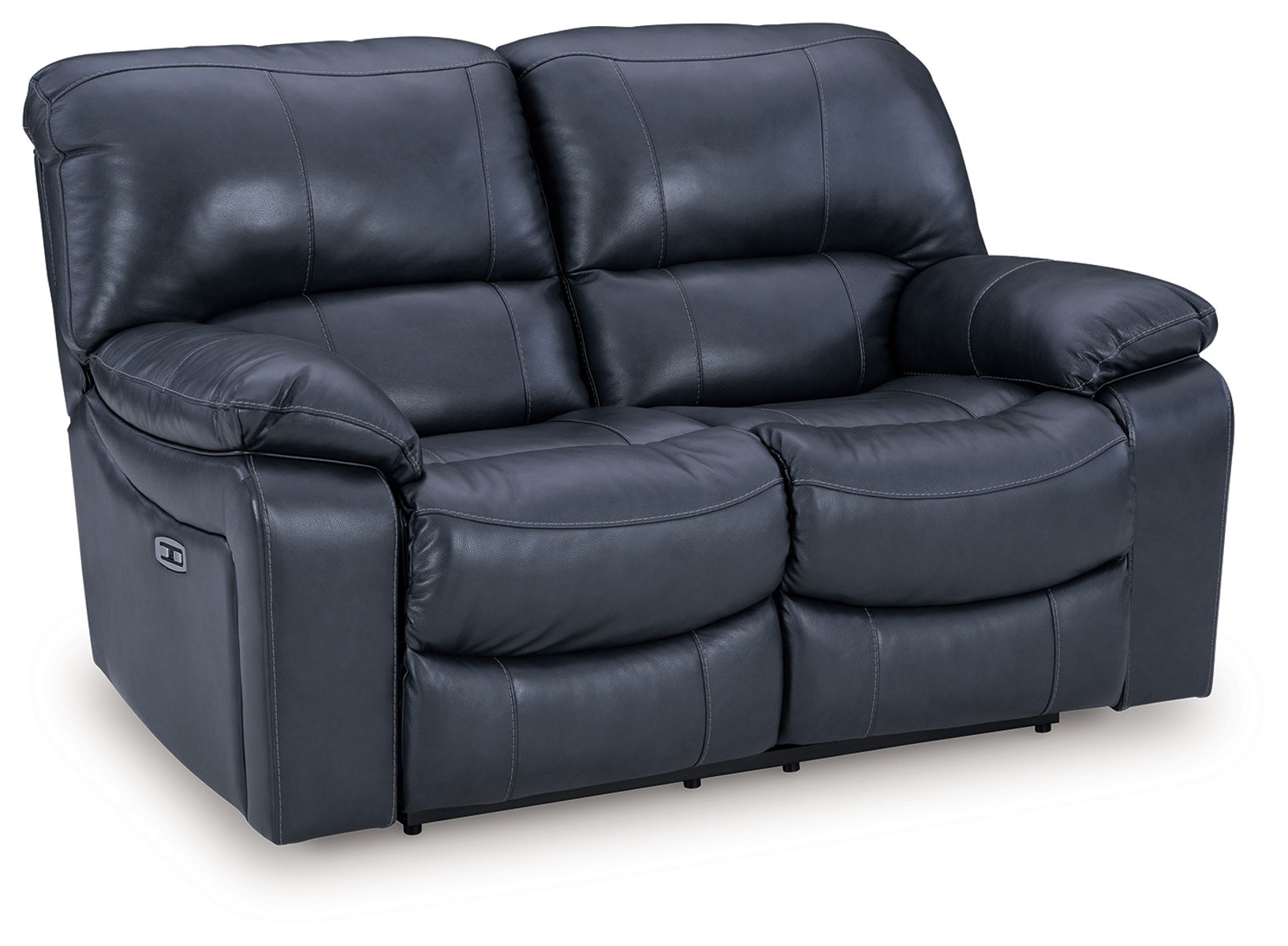 Leesworth - 3 Pc. - Power Reclining Sofa, Power Reclining Loveseat, Power Rocker Recliner - Ocean - Image 13