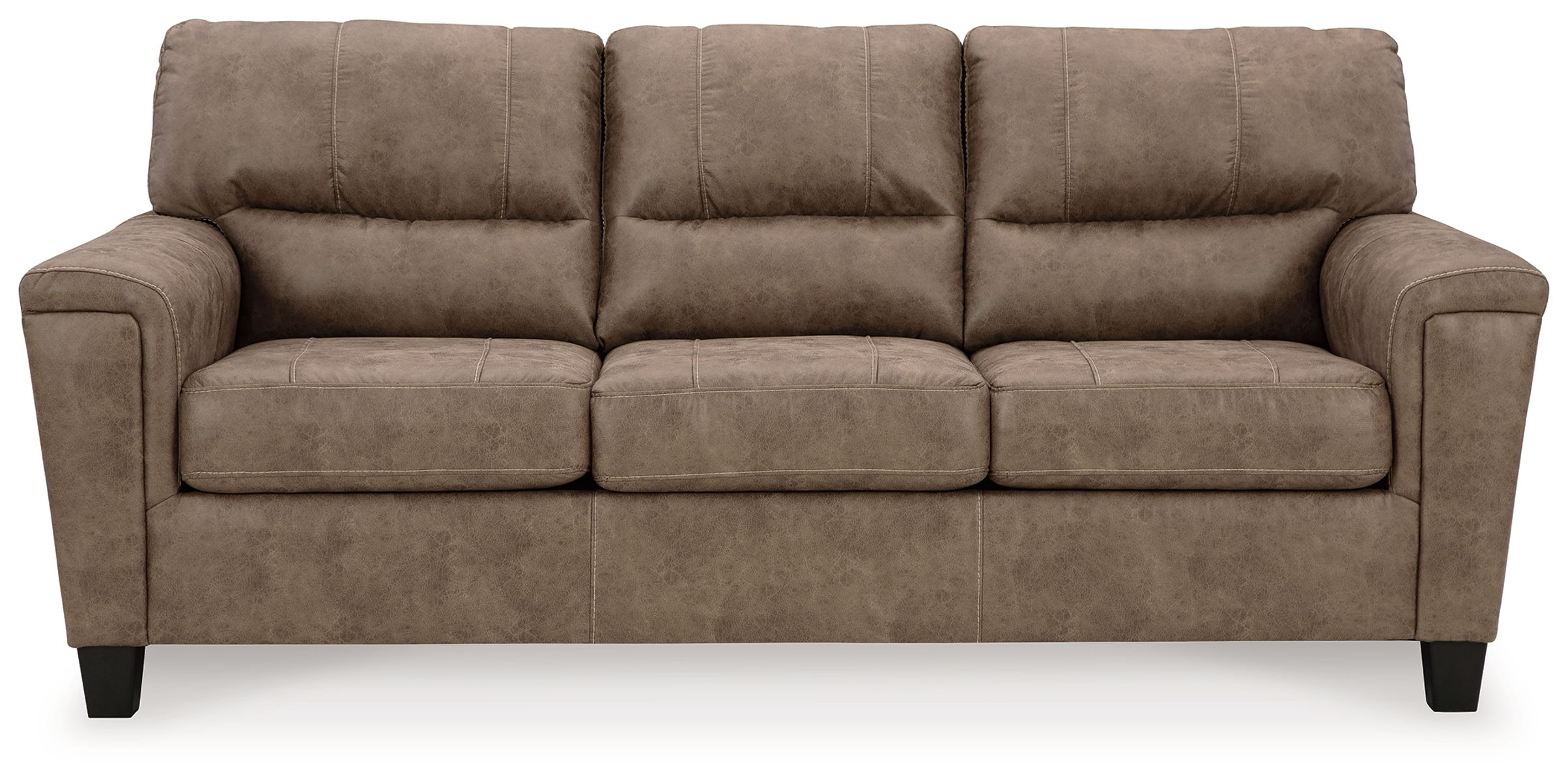 Navi - 3 Pc. - Sofa, Loveseat, Rocker Recliner - Fossil - Image 3