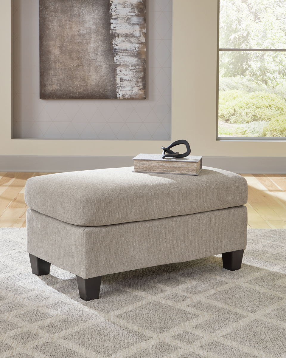 Willarae - 2 Pc. - Chair And A Half, Ottoman - Taupe - Image 4
