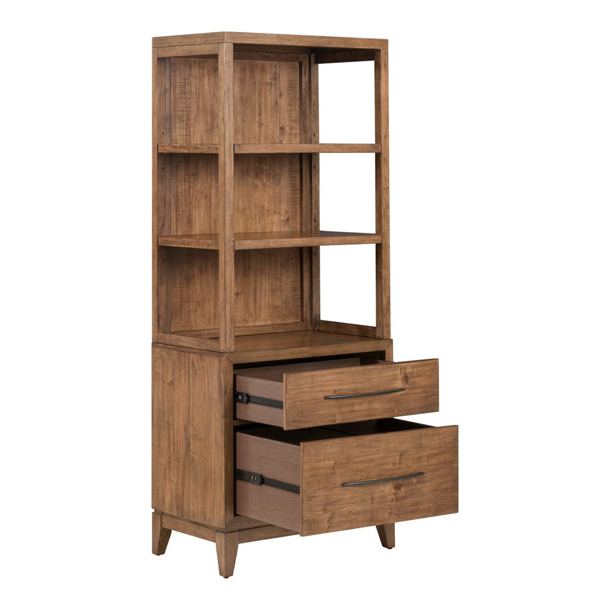 Shaker Lakes - Lateral File Bookcase - Harvest Brown - Image 5